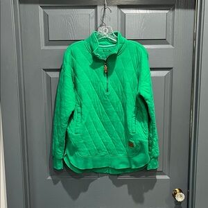 Green sweat shirt